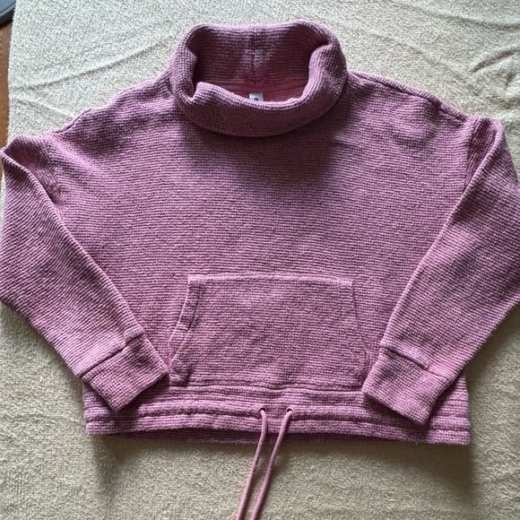 90 Degree By Reflex Sweaters - 90 Degree By Reflex Dusty Pink Cowl Neck Sweater